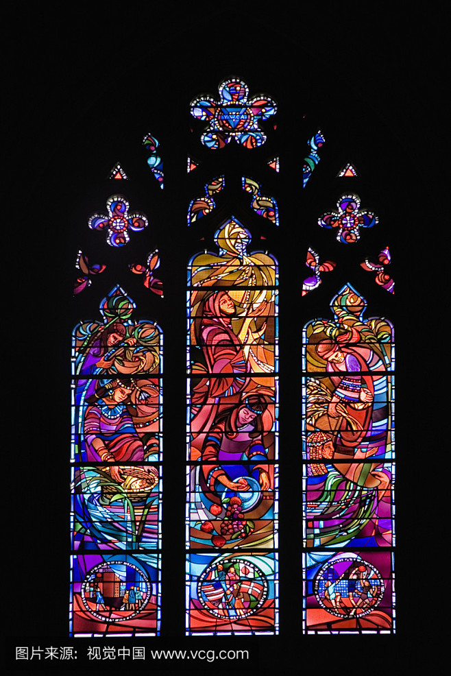 哥特式教堂玻璃花窗的搜索结果_360图片