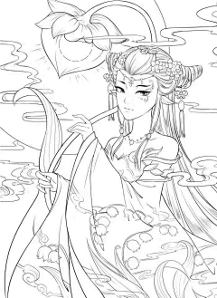 布鲁BUSH采集到插画-线稿