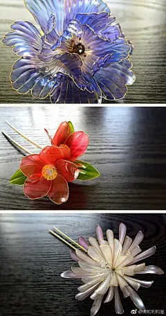  搜集  |  造花液和式发簪 ​​​​