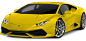 Yellow Lamborghini PNG image