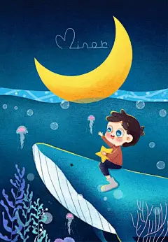 #七夕节#在即，分享一组温馨可爱的#插画#，你的资深插画导师已上线@minor，一个软萌的女孩子，作品风格清新、笔触细腻~要找组织交流学习的同学联系@良知塾 ​​​​