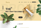 高端品牌化妆品网站设计模板Xara Cosmetic Web Template :  