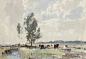 来自英国艺术家 Edward Seago R.W.S. (British, 1910-1974)  风光绘画作品一组  (转)
