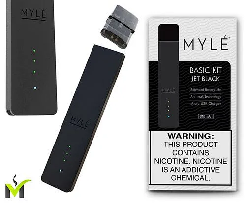Myle V4 Jet Black Device with Free Delivery-花瓣网