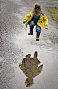 jumping in the puddle