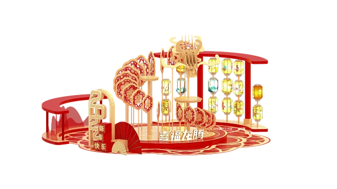 龙重登场｜打开新春美陈设计新思路