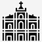 澳门圣保罗大教堂教堂地标建筑图标 标志 UI图标 设计图片 免费下载 页面网页 平面电商 创意素材