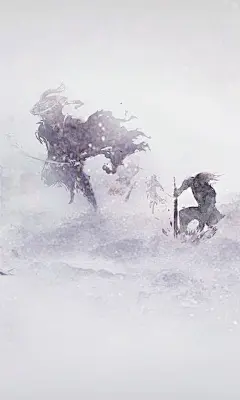 古风/底图/背景/海报/仙侠/战争/雪。汜荩处理去水印。