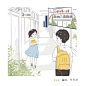 【可可欢漫画】校园情侣_可可欢__插画师作品_涂鸦王国gracg.com