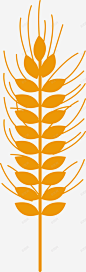金色谷物麦穗图标 麦子 麦穗图标 UI图标 设计图片 免费下载 页面网页 平面电商 创意素材