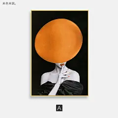 铝合金装饰画现代简约美女挂画过道玄关画轻奢人物画艺术画卧室墙-淘宝网