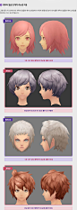 Anime styled heads reference 3. by Rettosukero on deviantART