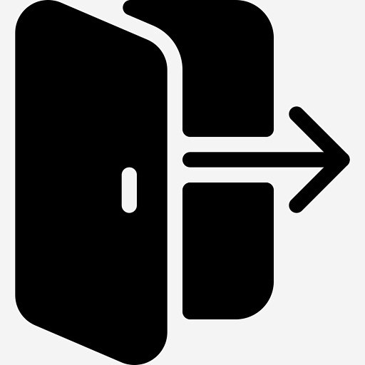 退出关闭门图标_88ICON https://88icon.com 退出 关闭 门 紧急情况 结束 出去 离开 移除 登录实体图标