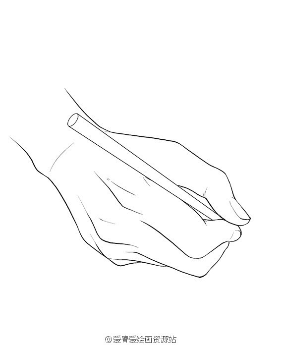 手的各种角度姿势之写（下）