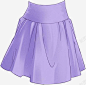 紫色可爱女生裙子png免抠素材_新图网 https://ixintu.com 可爱 女生 紫色 裙子
