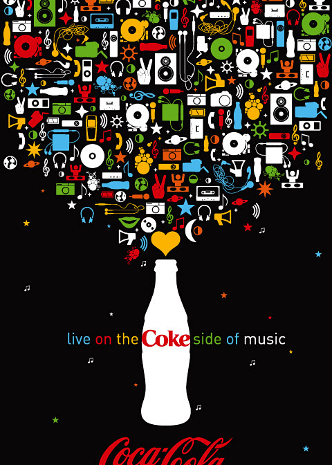 几张可口可乐的海报 - 新鲜创意 - 秀...