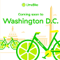 美国版摩拜LimeBike共享单车logo及UI设计