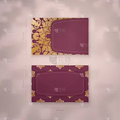 勃艮第名片与印度黄金饰品为您的业务。