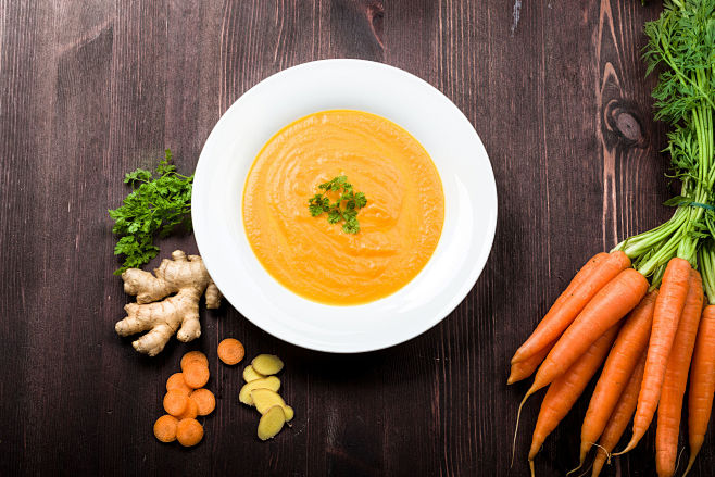 Carrot ginger soup b...