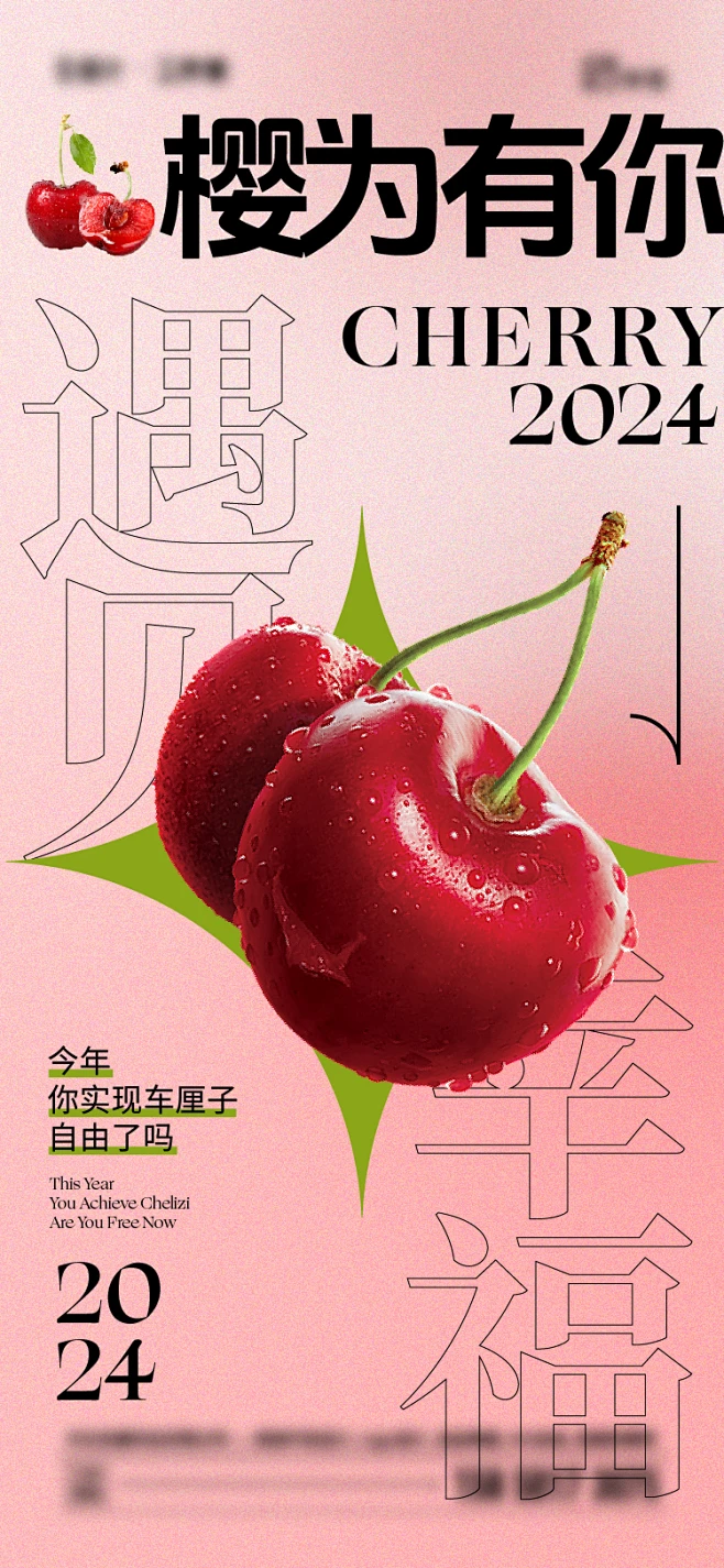 樱桃车厘子海报
