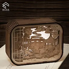 苏州木质夜灯中国风复古小夜灯旅游纪念品周边伴手礼拙政园山塘街-淘宝网