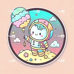 男孩 宇航员 棉花糖 童年 幻想 自然 故事 文学 行星 宇宙