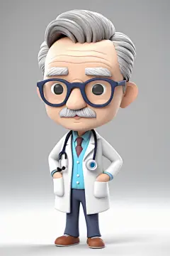 医院护工医生人物模型