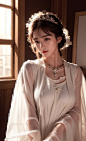 women, Asian, vertical, necklace, tiaras, AI art | 1003x1647 Wallpaper - wallhaven.cc