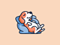 Relaxing Dog Logo beagle dog beagle logo brand branding cartoon logo cute logo dog logo funny dog logo funny logo identity illustrative logo laying down lazy dog logo mascot logo pet logo playful logo relaxing logo sleeping dog logo weekend