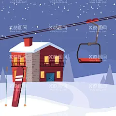 冬天背景  - 源文件下载【酷图网】冬天背景,冬日背景,冬日风景,下雪,雪地,寒冷,梦幻,冬天壁纸,景色,自然季节,冬季,插图,冰天雪地,手绘,卡通,风景地形,