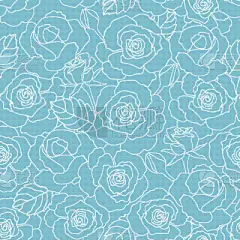 玫瑰,夏天,四方连续纹样,淡雅,菜园,可爱的,清新,纺织品,壁纸,复古