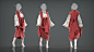 Marvelous Designer Clothing | 3.33, Luke Darby : Not had a lot of time to get in much MD action for a while but I've managed to slowly put together another collection for the fun of it, whilst also experimenting with more complex layering and fabric patte