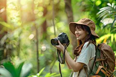 旅行摄影人物摄影素材