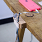 实木免钉桌面理线器鼠标线夹子充电线收纳集线器固定线卡口固线器-淘宝网