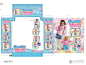 Packaging and graphics for toys and dolls : General packaging artworks for dolls. - by Creattak product creation