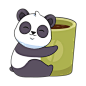 Panda sticker