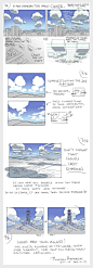 “Drawing tips about clouds” by Thomas Romain* • Blog/Website | (https://www.twitter.com/thomasintokyo) ★ || CHARACTER DESIGN REFERENCES™ (https://www.facebook.com/CharacterDesignReferences & https://www.pinterest.com/characterdesigh) • Love Character 