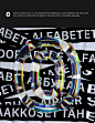 Alphabet Dispersion : Alphabet DispersionThe most familiar example of dispersion is probably a rainbow, in which dispersion causes the spatial separation of white light into components of different wavelengths (different colors).I am mesmerized by the opt