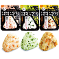 Logo Packaging, Food Packaging Design, Frozen Food Packaging, Japanese Packaging, Rice Balls, Onigiri, Packaged Food, Bento, Supermarket