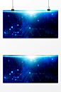 蓝色商务科技光效纹理星空背景
