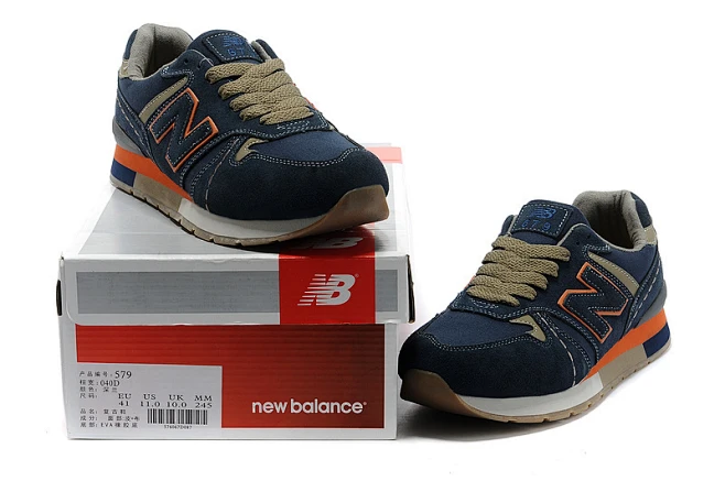new balan M579 深蓝桔 40-44