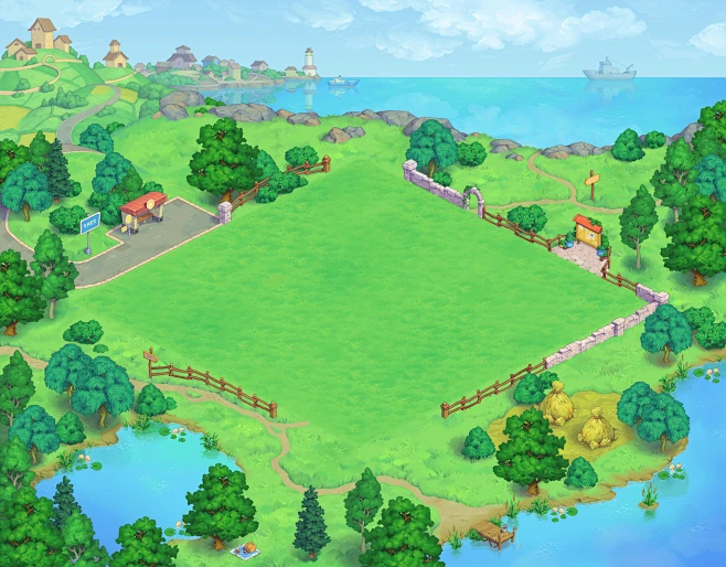 Game backgrounds-花瓣网