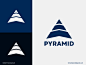 Pyramid - logo concept triangle logo flat logo brand designer logo designer logo inspiration logo ideas logo design concept mark arrow logo custom logo modern logo minimalist logo pyramid logo logo design brand design icon branding logo