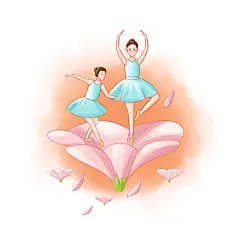 跳芭蕾舞免扣元素