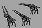 Ranged Attack Creature Design, Kory Lynn Hubbell : These are from an old cancelled project. This creature was tranformed from a much friendlier beast: When infected with a dark energy, the body becomes mummified, dry, white and crackly/crumbly. The molten