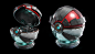 High tech Pokemon Ball , Rakan Khamash : Decided to create a High tech version of a the famous pokemon ball , 

