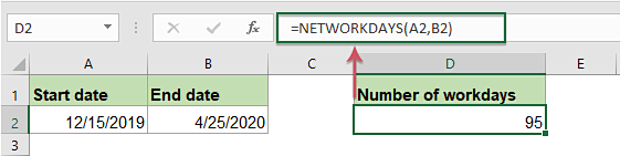 如何计算Excel中两个日期之间的天数，...