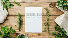 创意木头纸张文艺清新温馨白纸信纸素材背景