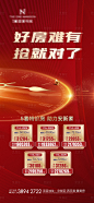红金地产精选特惠房时针微单PSD广告设计素材海报模板免费下载-享设计