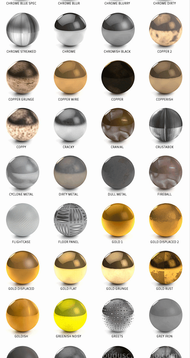 C4D材质库|C4D材质球|C4D贴图|...